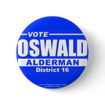 Oswald for Alderman buttons