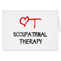 OT Heart Greeting Cards