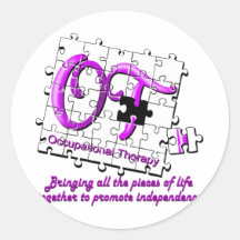 ot puzzle purple sticker