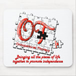 ot puzzle red mouse pad