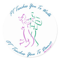 OT Teaches You To Dance Round Sticker