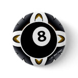 OTC Billiards 8 Ball Deco Pin