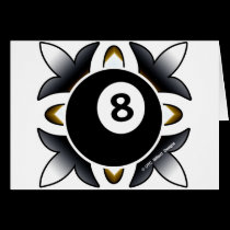 OTC Billiards 8 Ball Deco cards