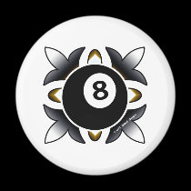 OTC Billiards 8 Ball Deco magnets