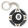 OTC Billiards 8 Ball Deco Keychain