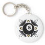 OTC Billiards 8 Ball Deco Keychains