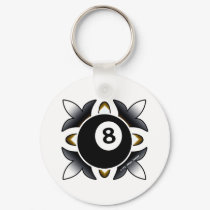 OTC Billiards 8 Ball Deco keychains