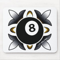 OTC Billiards 8 Ball Deco Mouse Pad