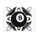 OTC Billiards 8 Ball Deco postcards