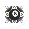OTC Billiards 8 Ball Deco stickers