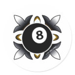 OTC Billiards 8 Ball Deco stickers