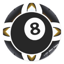 OTC Billiards 8 Ball Deco stickers