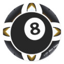 OTC Billiards 8 Ball Deco stickers