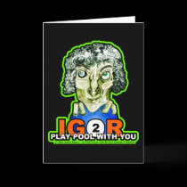 OTC Billiards Halloween Party Invitations cards
