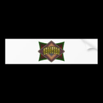 OTC Billiards Shooters Pool Hall Design bumper stickers