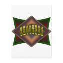 OTC Billiards Shooters Pool Hall Design postcards