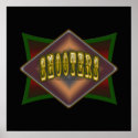 OTC Billiards Shooters Poster or Canvas Print