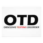OTD - Obsessive Texting Disorder Announcements