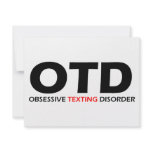 OTD - Obsessive Texting Disorder Announcements