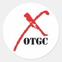 OTGC ROUND STICKER