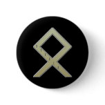 Othala Rune gold buttons