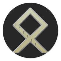 Othala Rune gold Sticker