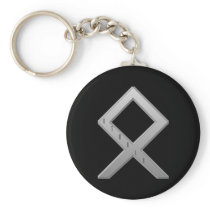 Othala Rune grey Keychains