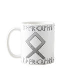 Othala Rune grey Mug