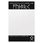 Othala Rune grey Stationery Paper