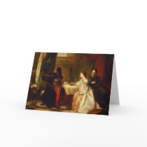 Othello Relating His Adventures to Desdemona Card