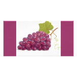 Other026 Grapes Personalized Photo Card