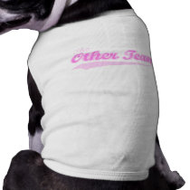 Other team pink pet clothing by lesbian Other team pink pet clothing