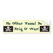 Other Vessel Pirate Sticker bumper stickers