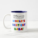 Otherwise Known as Best-est Baba T-shirts and Gift mug