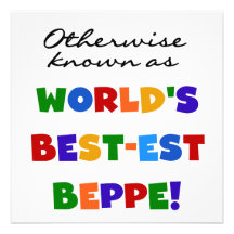 Otherwise Known as Best-est Beppe Custom Announcements
