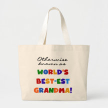 Otherwise Known as Best-est Grandma Gifts Tote Bag