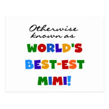 Otherwise Known as Best-est Mimi Gifts Post Cards