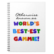 Otherwise Known Best-est Gammie Gifts Spiral Note Book
