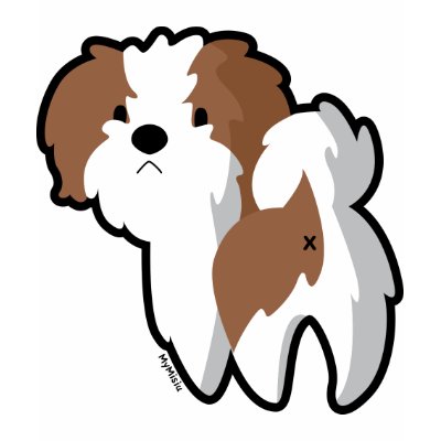 Otis this Shih Tzu Stripe T-Shirt by Evilrabbit