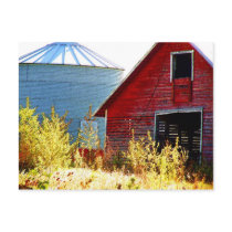 Otoe County Barn Postcard