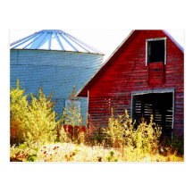 Otoe County Barn Postcard