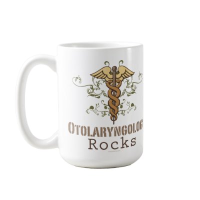 Otolaryngology Rocks Caduceus Mug by MedicalTeesGifts