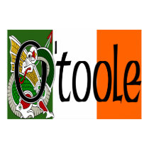 O'Toole Celtic Dragon Print by irishcountry O'Toole Celtic Dragon Print