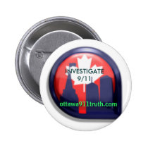 Ottawa 9/11 Truth - Investigate 9/11 Button buttons