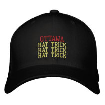 OTTAWA  HAT TRICK embroidered hats