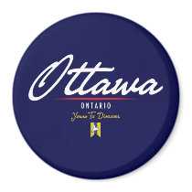Ottawa Script Refrigerator Magnets
