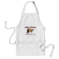 Otter Addict aprons by AnimalShirts Otter Addict aprons