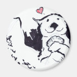 Otter Angel Fridge Magnets