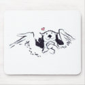 Otter Angel mousepads
