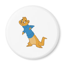 Otter Boy Blue Refrigerator Magnets